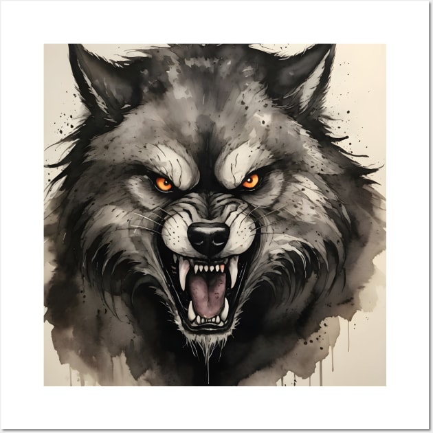 Bad Wolf Wall Art by Dark Juliettes